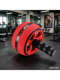 Industrial-Grade Thickened Steel Pipe Abdominal Wheel for Rectus Abdominis Muscle Exercise, Silent and Non-Soft Foot Fitness Equipment