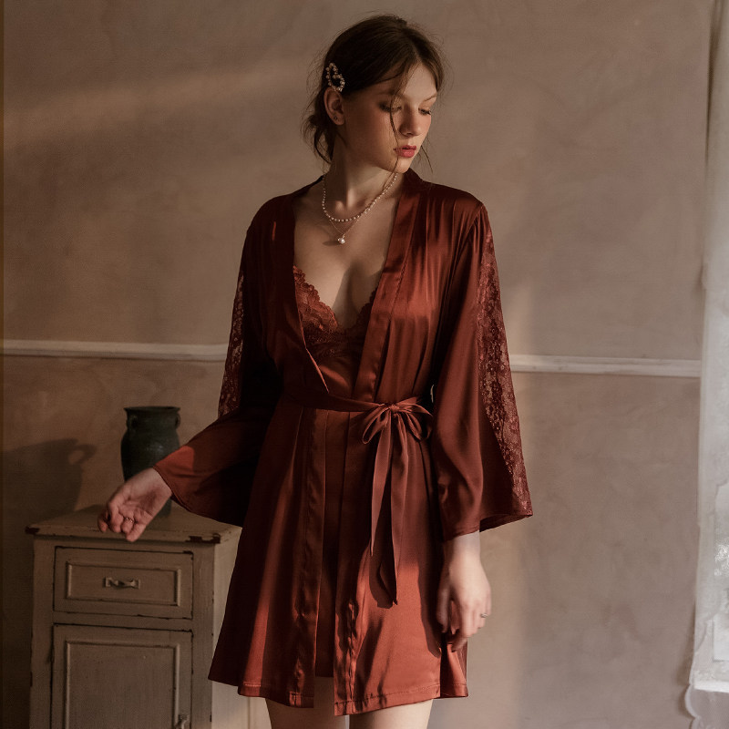 Love Lingerie Transparency Sexy Pyjamas Big Size Lace Pajamas Passion Suit Flirting Sleeping Dresses Teasing Bed Temptation