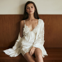  Sexy pajamas Plus size sexy underwear Transparent nightgown Flirting Lace nightgown Teasing bed temptation passion suit