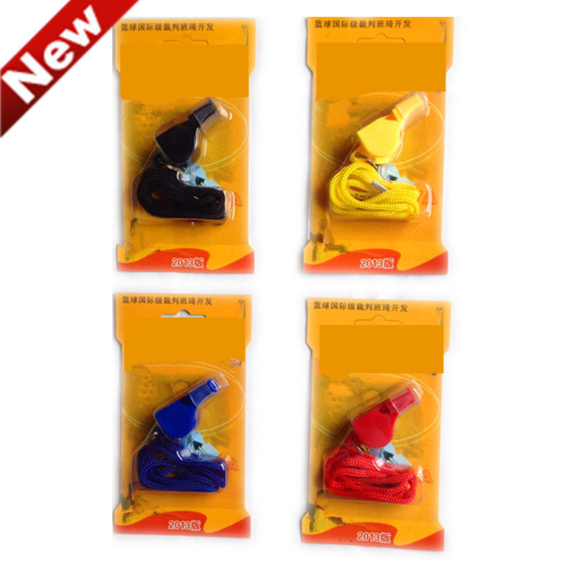 Medium 2013 version 90 whistle basketball referee whistle professional non-nuclear treble whistle send lanyard matt mouthguard