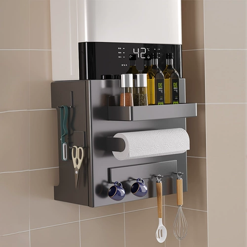 Газовый водонагреватель щит магнитная труба декоративная доска с отверстиями кухонный газовый настенный уродливый шкаф стеллаж для хранения