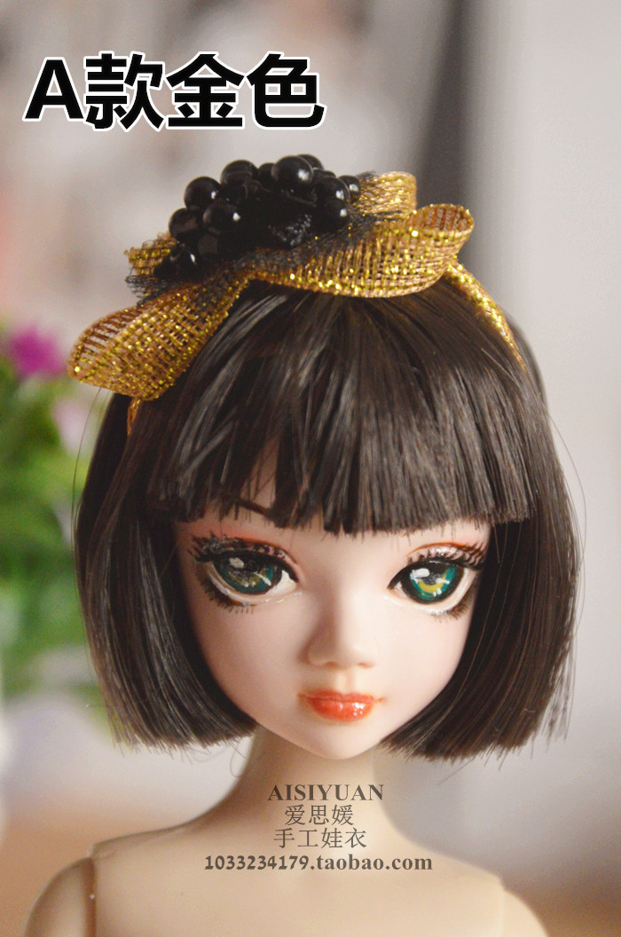 [爱 思 媛 娃 衣] 30 cm doanh búp bê handmade phụ kiện tóc headband trang sức trang trí phụ kiện trang sức búp bê barbie búp bê barbie