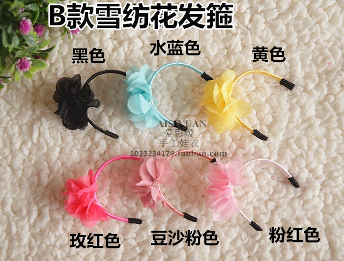 30 cm doanh búp bê handmade phụ kiện tóc headband trang sức trang trí phụ kiện trang sức