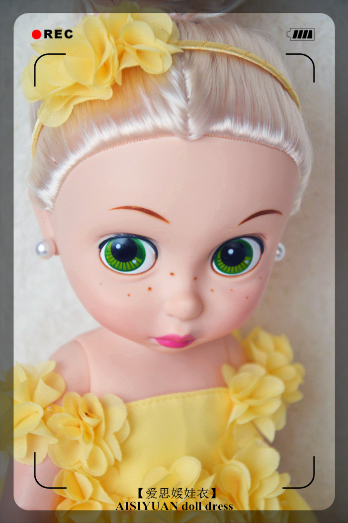 [爱 思 媛 娃 衣] vải nhỏ salon búp bê ngọc trai băng headband phụ kiện tóc mũ búp bê phụ kiện trang sức đồ chơi cho bé gái 3 tuổi