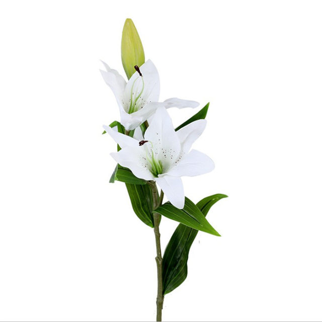 Simulated lily wedding bouquet home living room flower arrangement lily simulated lily bouquet lily