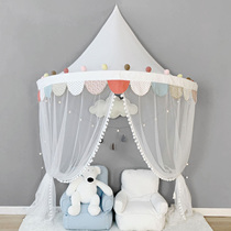 Childrens tent Game house Dollhouse Nordic stars Cotton bed canopy Wall decoration Baby gift Reading corner