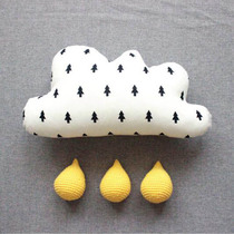 Cloud decoration wall stickers Creative cloud home decoration Tent decoration Cushion pillow Home fabric hanging decoration Baby room