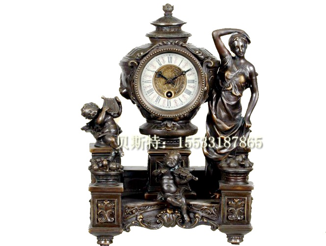 Clocks and watches Classical European-style clocks Mechanical pure copper table clock Imitation of the Forbidden City Mechanical European-style table clocks Classical table clocks