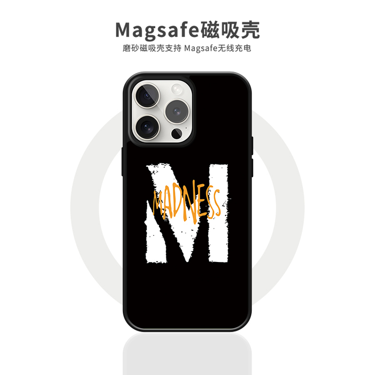 MagSafe Matte Anti-Fall "M" Madness Plus/Pro/Max – 16, 15, 14, 13, 12 iPhone Case