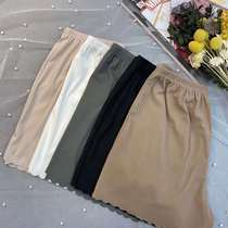 Dime Rey 2211 Wavy Side Without Mark Ice Silk Safety Pants Women Summer Beating Underpants Anti Walking Light Uncurled Flat Corner Pants