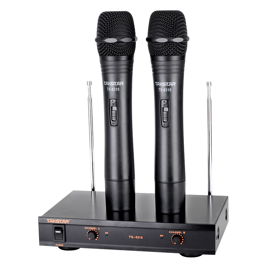 Winning TS-6310HH One drag two wireless handheld microphone KTV dedicated home singing wireless microphone Stage Outdoor professional performance TV karaoke Karaoke Song Microphone