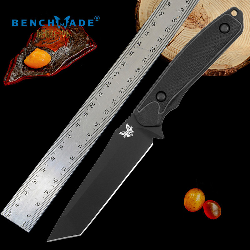 American Butterfly Outdoor Straight Cutter High Hardness EDC Tactical Military Fan Defense Carry-on Field Rescue Special Small Knife