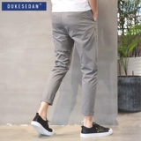 Осенние хлопковые трендовые штаны, свободный прямой крой