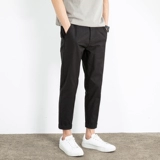 Летние трендовые шелковые штаны для отдыха, свободный прямой крой