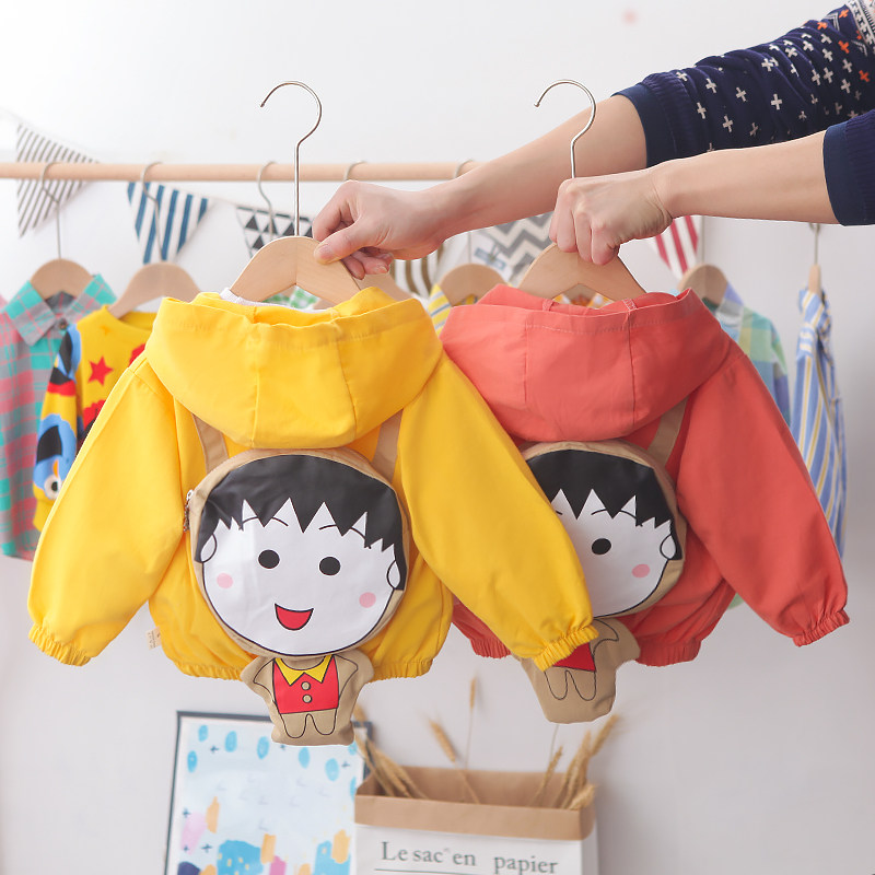Boys spring and autumn coat 2021 new children's clothing children's baby jacket Western style top casual Korean version of the tide