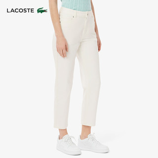 LACOSTE法国鳄鱼女装25春夏新款时尚百搭舒适休闲牛仔裤|HF2967