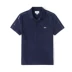 LACOSTE Cá sấu nam 19 mùa xuân và hè đơn giản cho nam đơn giản áo polo ngắn tay | PH3633M1 - Polo