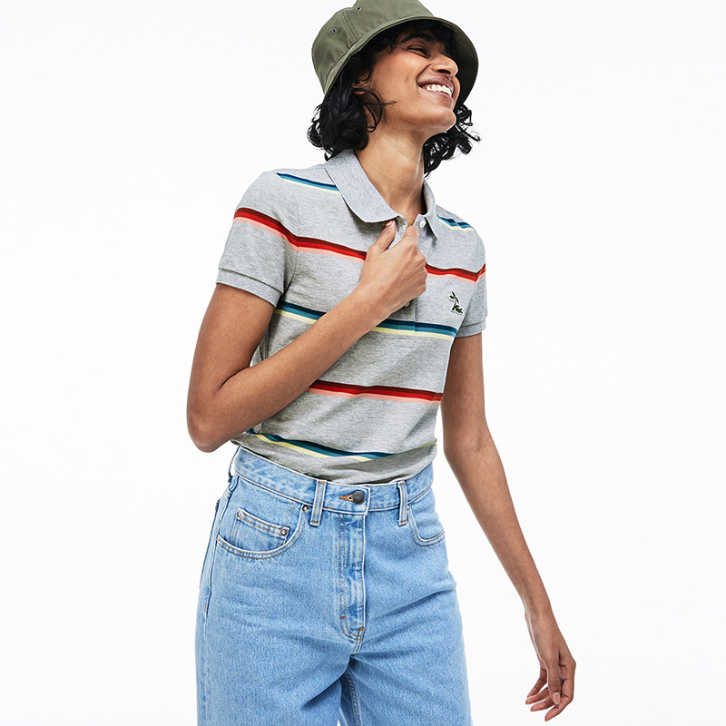 限0码 Lacoste 法国鳄鱼 女式短袖POLO衫 2.2折.01 海淘转运到手约¥205 天猫¥926