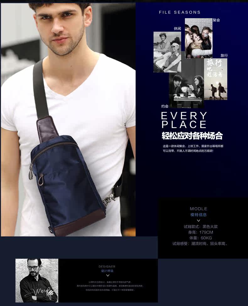 Sac pour homme - Ref 49461 Image 15