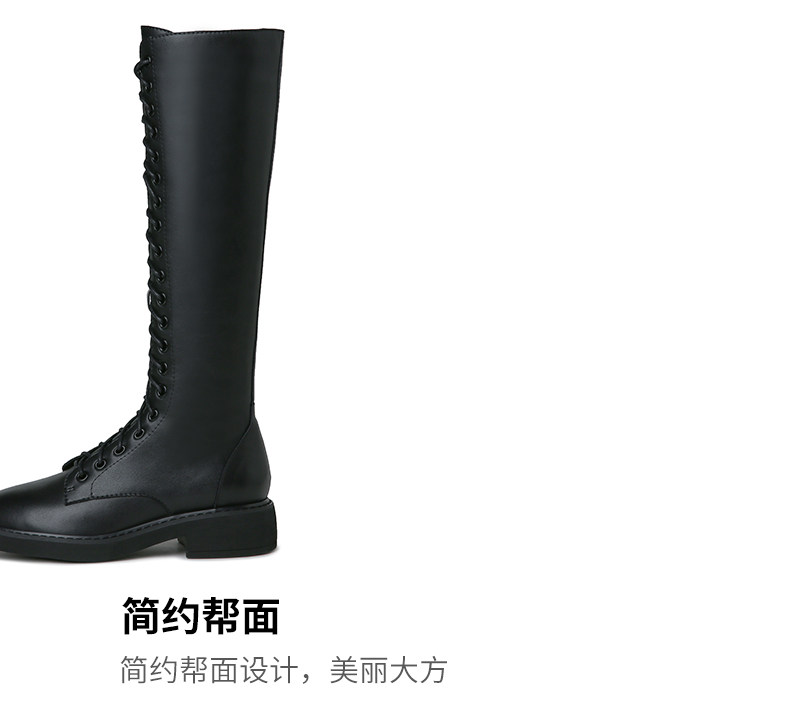 红蜻蜓 秋季时尚骑士高筒靴 图10
