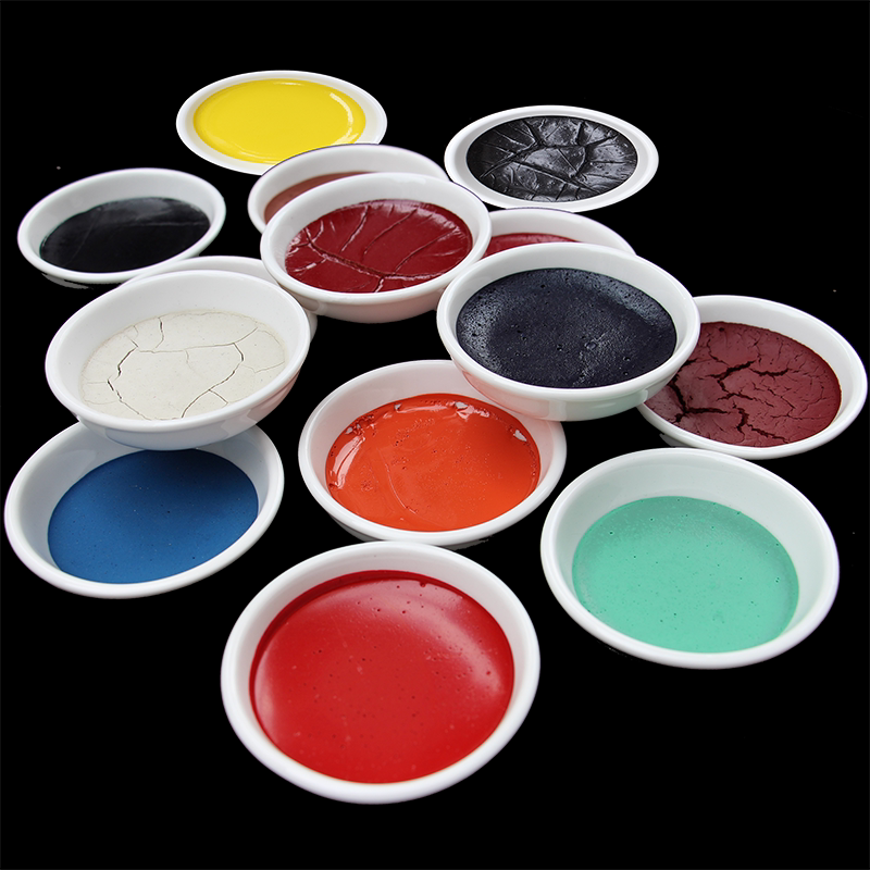 Minerals Country Painting Pigment Monochrome Rind of Solid State Painted Paint 15 gr Monochrome Dish Clothing Ginger Motif tradition