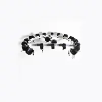 Алюминиевое кольцо + 20 черных проволочных коробок (без полки)