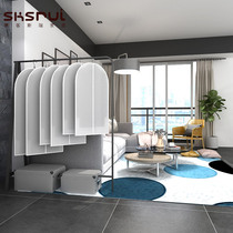 (SKSRUI) Saike Sray clothes dust cover household hanging suit dust cover plastic transparent dust bag