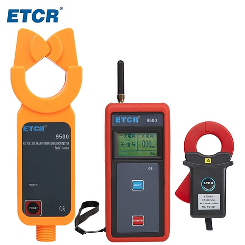 9 9 ETCR9500B Беспроводной высокое напряжение трансформатор -трансформатор Тестер Тестер Беспроводной с высоким уровнем высокого напряжения тестер