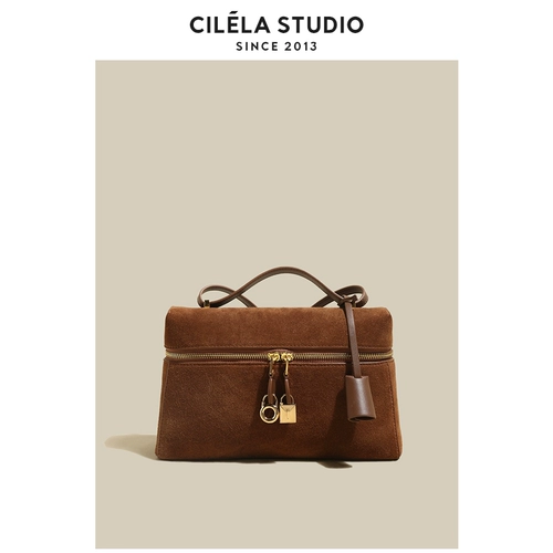 Loro*LP Bag L27 Сумка для ланч -коробки пиана Замша женская сумка дополнительная сумка плечо -кубо мессенджер рука для подъемной коробки Сумка девочка