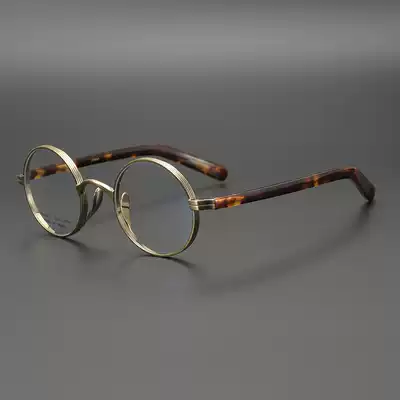 Japanese collection John Lennon with small round frame Republic of China style retro glasses super light small face height number
