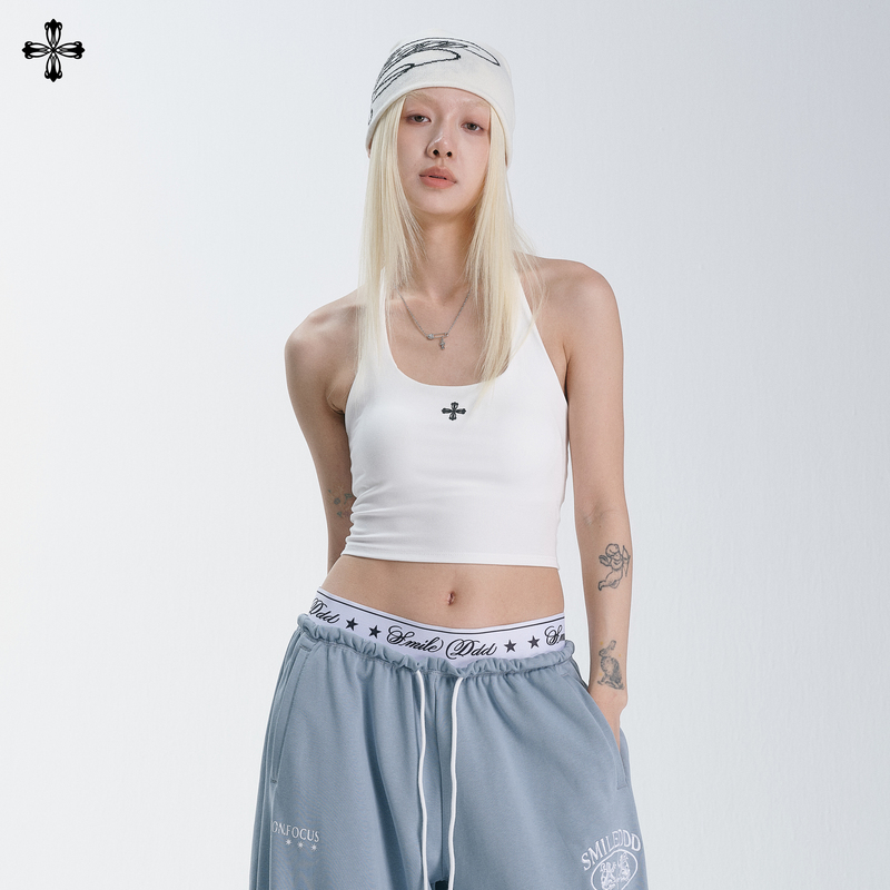 Smile Ddd【Stable Support Bra】Built-In Bra Pads, Revealing Back, Sports Bra, Fitness Waist-Cinching Shoulder-Strap Vest