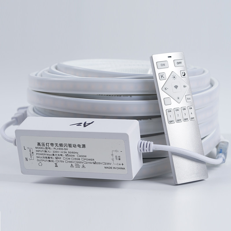 Intelligent stepless dimming led lamp with living room ceiling no flicker highlight eye protection lamp strip frosted lamp with remote control