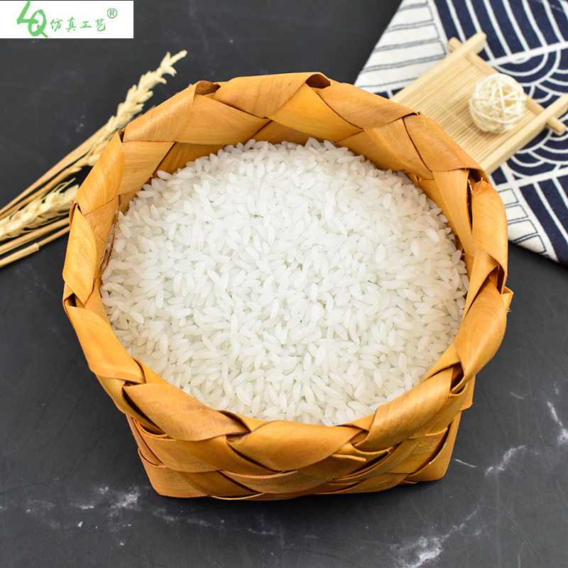 Simulated Rice Model Fake Rice Grain Props Plastic Rice Grain Food Decoration Props