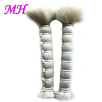 Black acid yak tail hair film drama beard hair making hair hook fabric material fake Hu hair