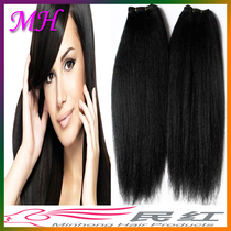 Over-acid straightening yak hair tail hair simulation human hair curtain straightening yak hair curtain simulation hair material