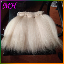 White rhinoceros tail gun cherry blossoms widened and lengthened special red tassana gun Sakura Dragon Taiji gun head white wax rod