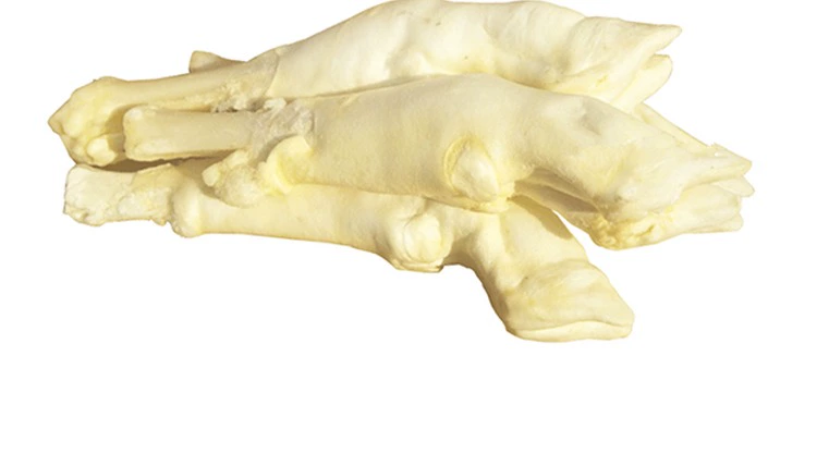Dog Snacks Sữa hương vị Sheepshoe 500g Collagen Canxi Molar Stick White Goat Hoof Pet Food