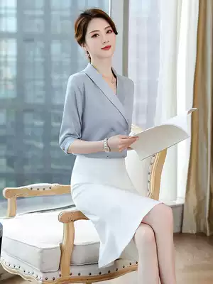 Professional suit female autumn fashion celebrity suit interview formal dress temperament goddess Fan civil servant teacher work clothes