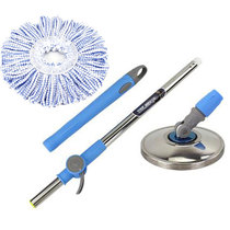 Miaojia single barrel rotating mop Rod household stainless steel suction integrated tray replacement set high-end hydraulic Rod