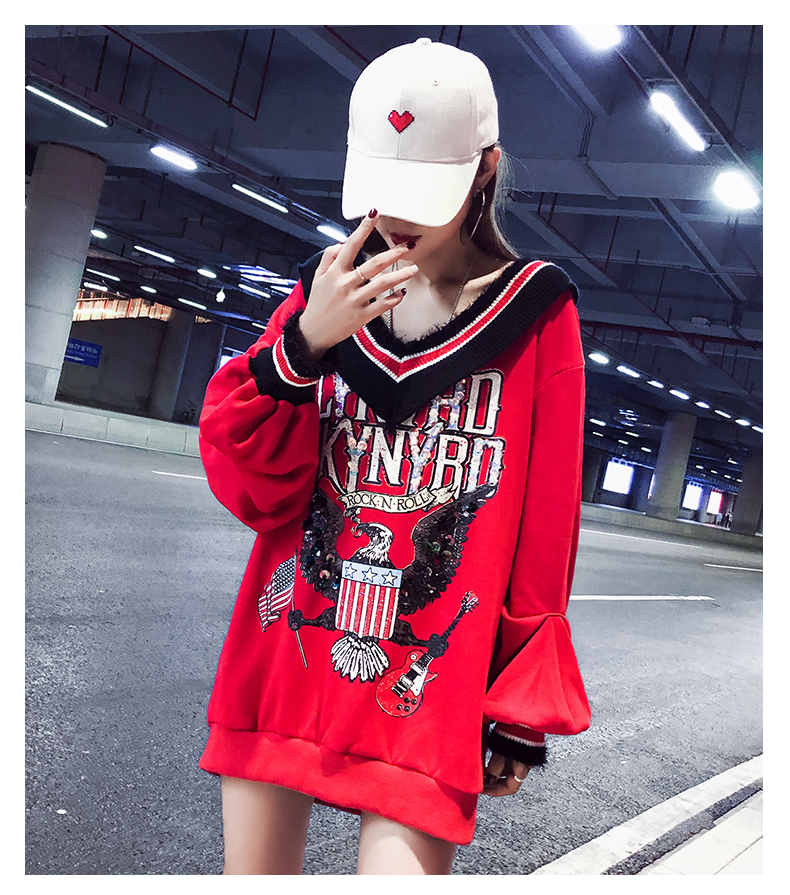 Sweatshirt femme en Coton - Ref 3217422 Image 15