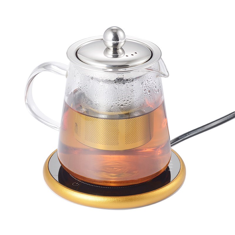 Smooth Court Tea Holder Cup Mat Thermostatic Heater Thermostatic Bath Warm Cup Instrumental Office Insulated Warm Miller Tea Seat Base