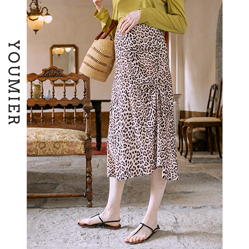 Superior Pregnancy Maternity Dress 2022 Spring Summer New Pregnant Woman Middle version BAO WEN Half-body dress Loose Fork Sexy Summer