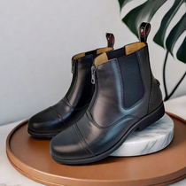 Cowhide equestrian riding boots riding short boots childrens adult and mens riding shoes anti-wear riding boots equestrian boots genuine leather