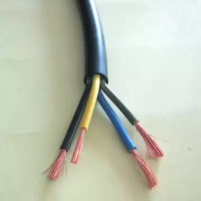 RVV4 core 4 square multi-core sheathed wire Multi-core wire multi-strand flexible cable Multi-core pure copper control flexible wire