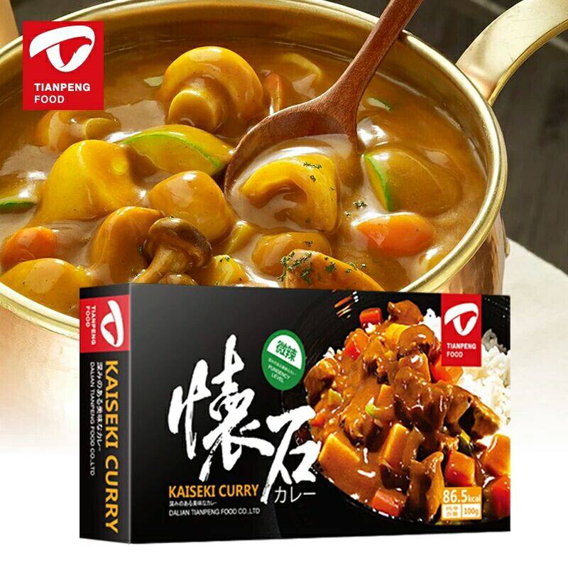 Tianpeng kaiseki curry block 100g*1 box curry sauce bibimbap original flavor slightly spicy household seasoning Japanese yellow curry