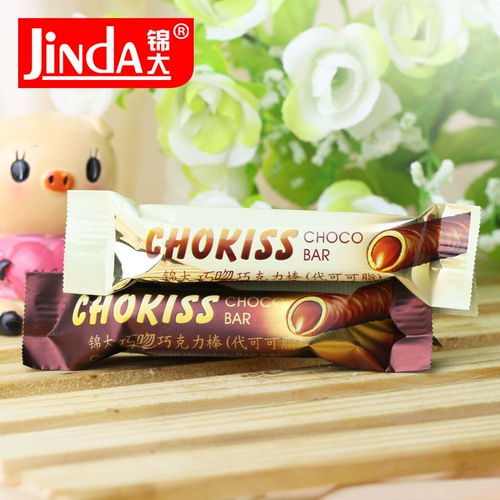 锦大 Qiao Kiss Egg Roll шоколадный палка Свадебные конфеты яичные рулеты Оптовые 500G (альбом Cocoa Butt)