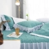 Giường ngủ trải giường bốn bộ chăn bông mùa hè - Váy Petti ga giường viền họa tiết Váy Petti