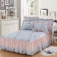 Chần bông bedspread giường váy một mảnh giường lá bảo vệ tay áo sen ren Khăn nhóm giường đôi 1,8 m 2.0m - Váy Petti ga giường có viền
