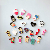 Japanese cartoon wooden refrigerator stickers cute anime magnetic stickers large decorative magnetic stickers creative magnet set