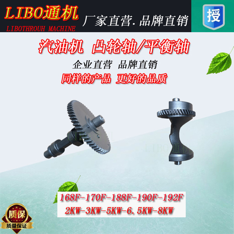 Petrol engine accessories 168F 170F 188F 192F 190F 192F steel full steel cam balanced shaft